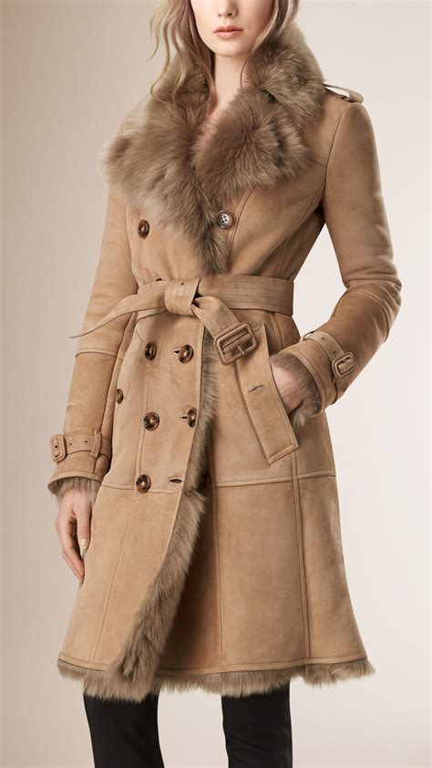 Women's Burberry Faux Fur Coats 